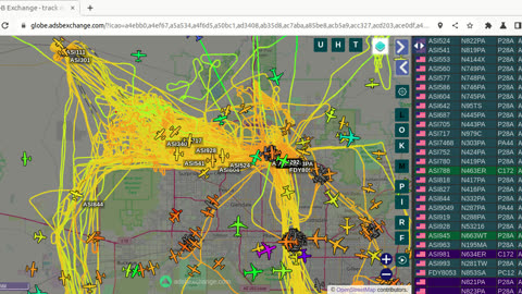 Transpac China N921PA again over Morristown AZ 3:20pm Jan 26th 2024