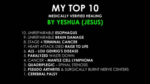 TOP 10 MEDICAL Verified Healing