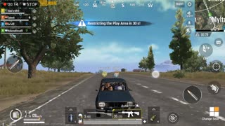 Fighting Gang Driving Party In Pubg Game