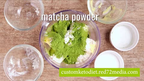 Easy Keto Diet Recipe Coconut Matcha Fat Bombs