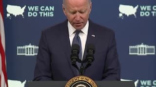 Biden Reads From Notecard in Response to Extremely Basic Question