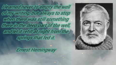English Quotes From Earnist Hemingway Many Quotes in 1 video