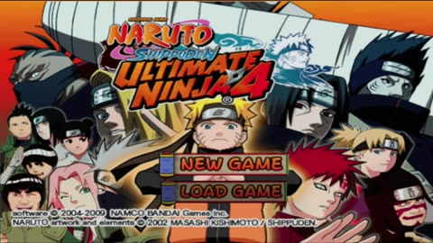 NARUTO SHIPPUDEN: ULTIMATE NINJA 4 Intro Opening (PS2)