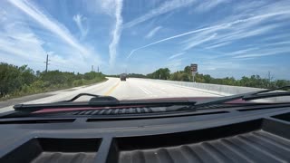 Travling Over The Seven Mile Bridge Florida Keys