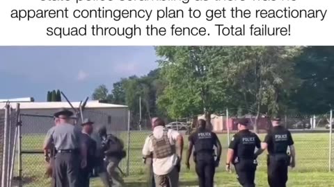 New Footage Shows Complete SS & Law Enforcement Failure to Get Past a Measly Fence