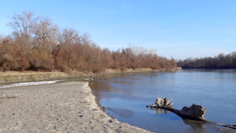 BEAUTIFUL WINTER RIVERS NATURE OF RUSSIA