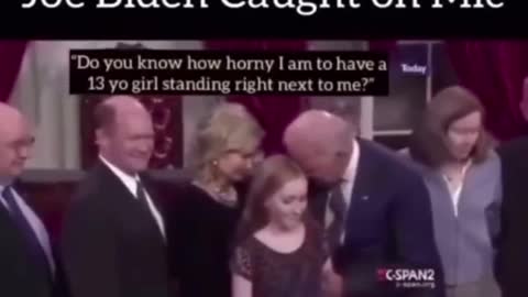 Biden Tells Young Girl She is Making Him Horny!