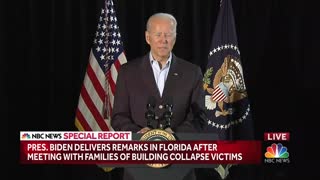 Biden Gives Remarks On Surfside Building Collapse