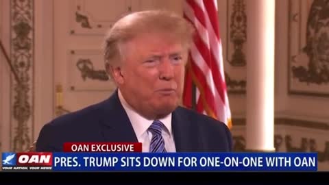 Pres. Donald Trump Interview With OAN's Christina Bobb