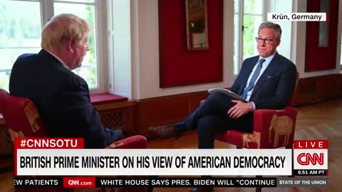 Jake Tapper didn't expect Boris Johnson to say THIS about the US