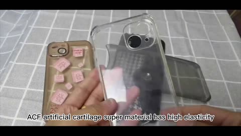 ACF cushioning material with built-in cell phone case safety protection