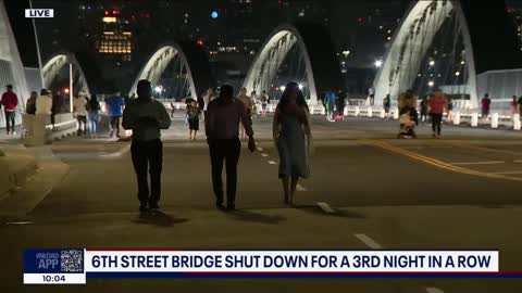 Sixth Street Bridge closed for third consecutive night