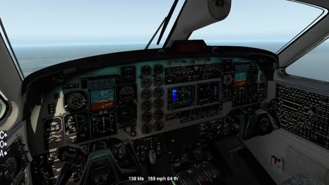 Beechcraft B1900D - Xplane 11.55 - ILS on KMIA -