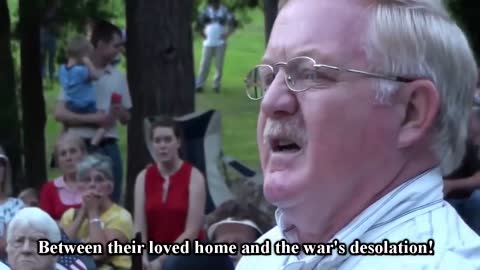 MARINE STUNS A TEA PARTY WITH THE SECOND VERSE OF THE STAR SPANGLED BANNER