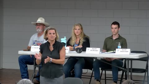 Pasco County Commissioner Lisa Yeager at RLC Meeting Aug 1, 2024