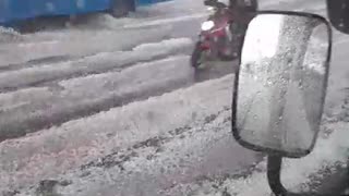 Granizo en Bogotá