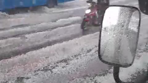 Granizo en Bogotá