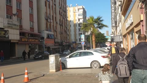 street of Syrian in Mersin