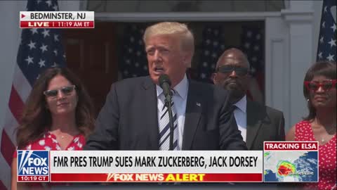 Trump: Big Tech Is Acting as an Arm of the Government, Democrat Party