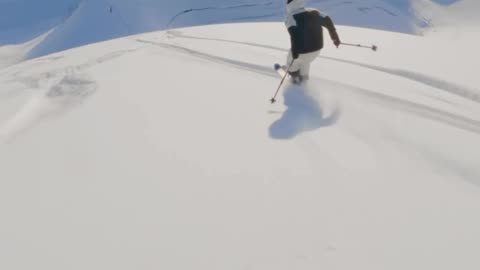 Ice skating in mountain #ice #skating #mountain #snow