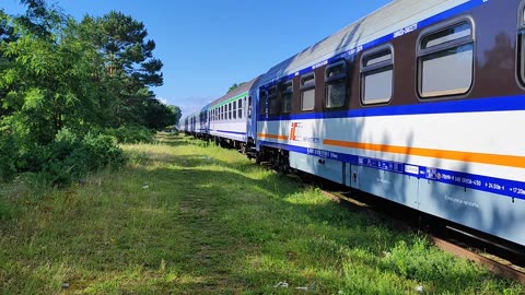 Składy PKP Intercity na bocznicy w Helu