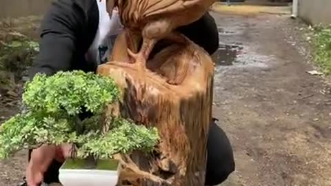 AMAZING WOOD CARVING - woodworking art #woodworkingart #shorts