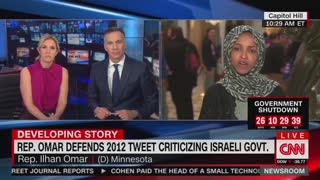 Ilamn Omar defends anti-Israel comments