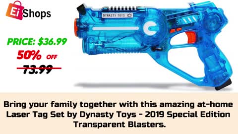 DYNASTY TOYS Family Laser Tag Set - Transparent Special Edition | DYNASTY TOYS on Eishops
