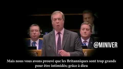 [VOSTFR] Nigel Farage « Nous aimons l'Europe mais nous détestons l'UE ».