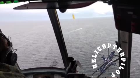 Ukrainian Mi8 Helicopter on Attack Run