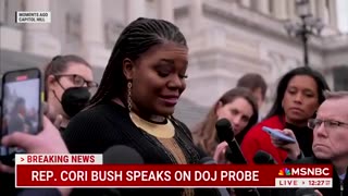 Rep. Cori Bush blames "right-wing orgs" for DoJ probe into her misuse of campaign funds.