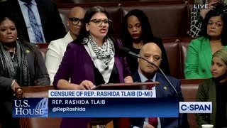 Rashida Tlaib Starts Crying While Speaking During the Debate on Censure Resolution