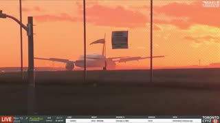 ROUGH LANDING at Pearson Airport in Toronto!!