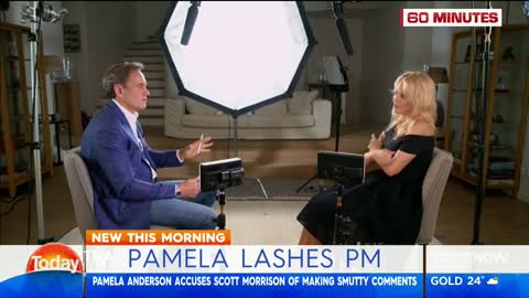 Pamela Anderson accuses Australian PM of making 'lewd' comments about her