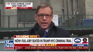 Fox Reporter Describes Moment Man Set Himself ON FIRE Outside Of Trump Trial