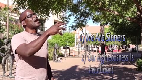 Security Guard Kicks Street Preacher Off Streets For Preaching About Hell !!!