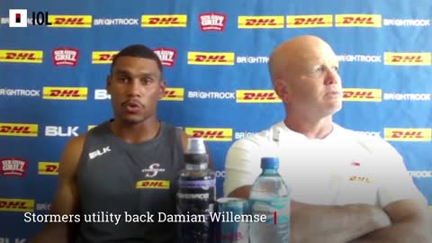 Damian Willemse's best position on a rugby field.