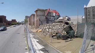 Demolition of Baltimore Building