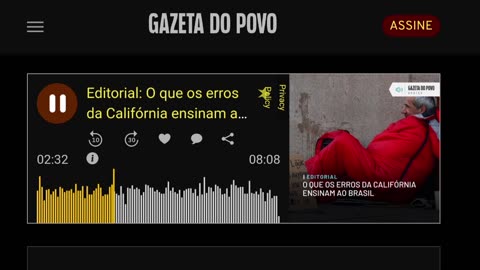 Recortes - O que os erros da Califórnia ensinam ao Brasil - by Gazeta do Povo