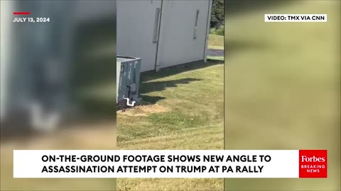 'He's Got A Gun!' Shocking New On-The-Ground Footage Emerges Of Moment Shooter Fired At Trump