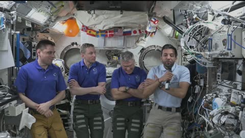 Expedition 69 NASA's spaceX Crew-6 Talks Media Before ststion Departure - Aug. 23, 2023