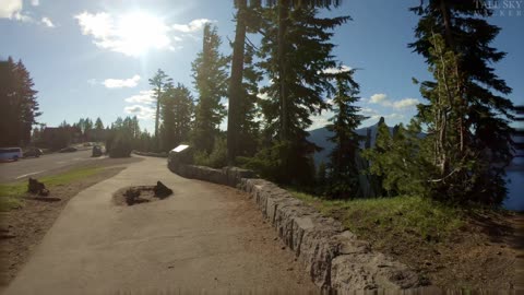 Virtual 4K Hike at Crater Lake, Oregon - Amazing Views