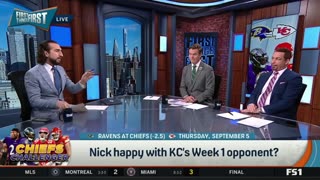 FIRST THING FIRST Chiefs gonna crash Ravens - Nick Wright previews Ravens-Chiefs Week 1 matchup