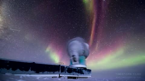 South Pole Night in Antarctica Norway