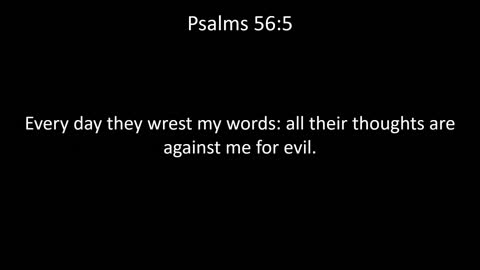 KJV Bible Psalms Chapter 56