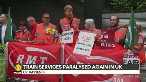 UK- Railway unions stage fresh strikes; train services paralysed again - International News - WION