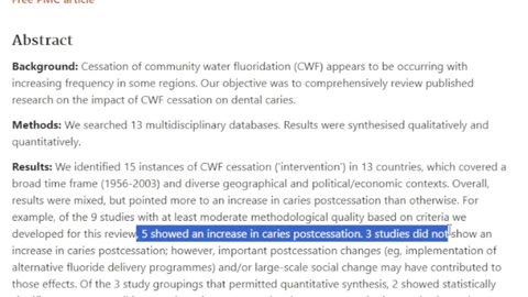 Fluoride is as effective as the Covid "vaccine"