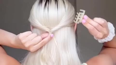 Simple hairstyle