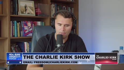 Charlie Kirk: Republicans 'freaking out' after Trump questions Harris' race