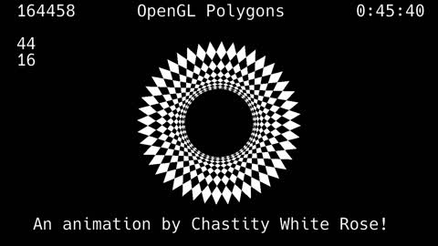 216000 frames of Polygon Spinning